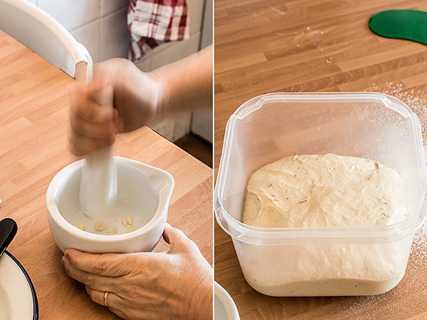 pan de ajo en sarten 3