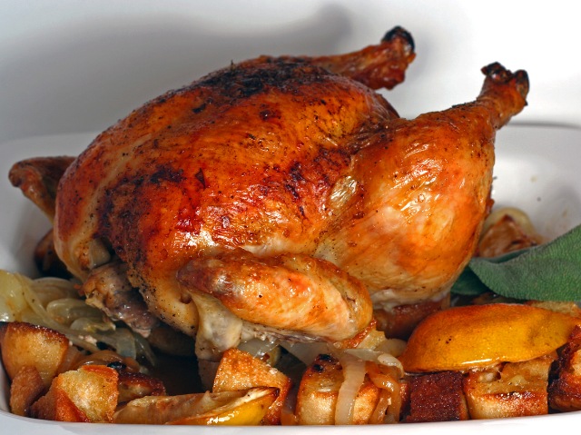 pollo asado al caldero