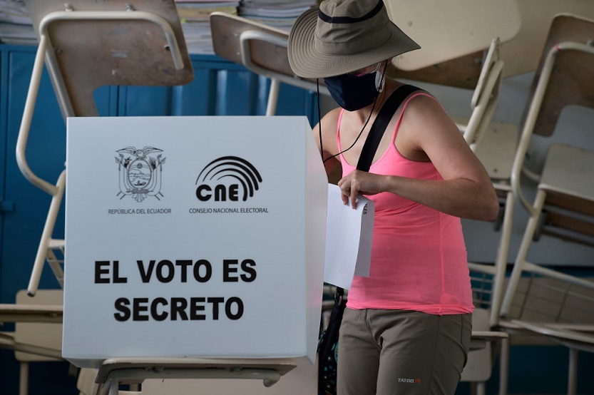 recuento votos ecuador gettymages