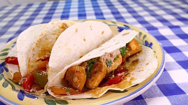 tacos de pollo