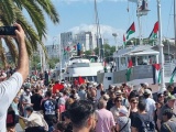 Parte rumbo a Gaza flotilla cargada de ayuda humanitaria que desafía cerco de Israel