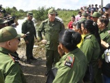 Recorre Díaz-Canel zonas de Granma afectadas por huracán Melissa