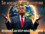 Enigmática publicación: Trump y el mundo en llamas