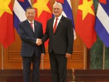 Felicitó Díaz-Canel a Tô Lâm por elección presidencial en Vietnam