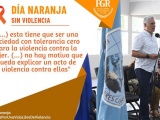 Fiscalía General incentiva Día Naranja contra la violencia de género