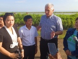 Presidente cubano visita proyecto arrocero Cuba- Vietnam
