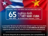 Campaña en Vietnam supera ya 14 millones de dólares para Cuba